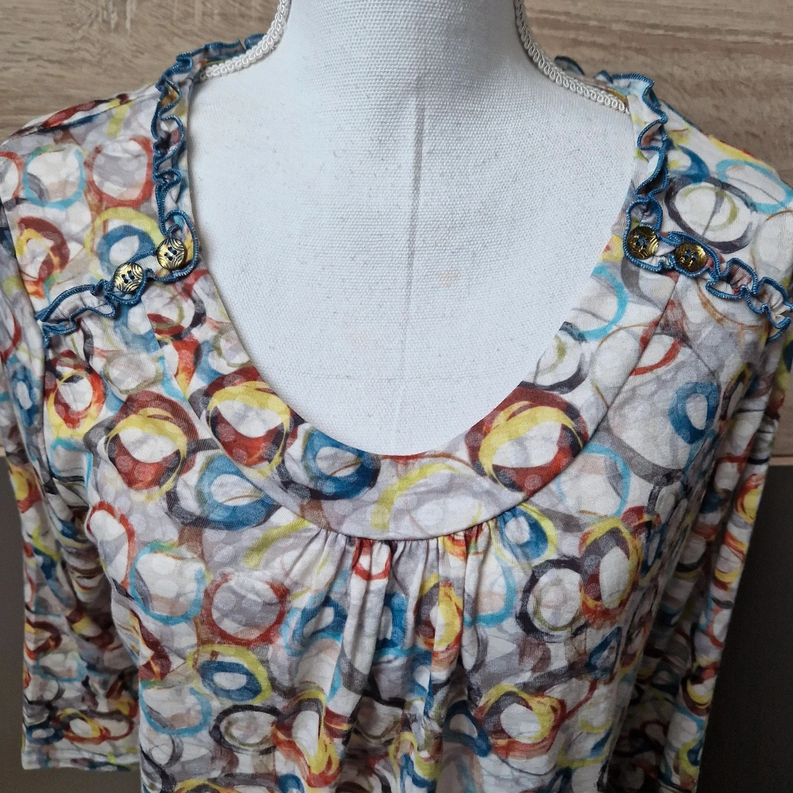 3/4 mouw blouse. – photo 2